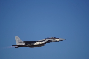 機動飛行 北陸新幹線カラー F-15 ともにこえよう石川